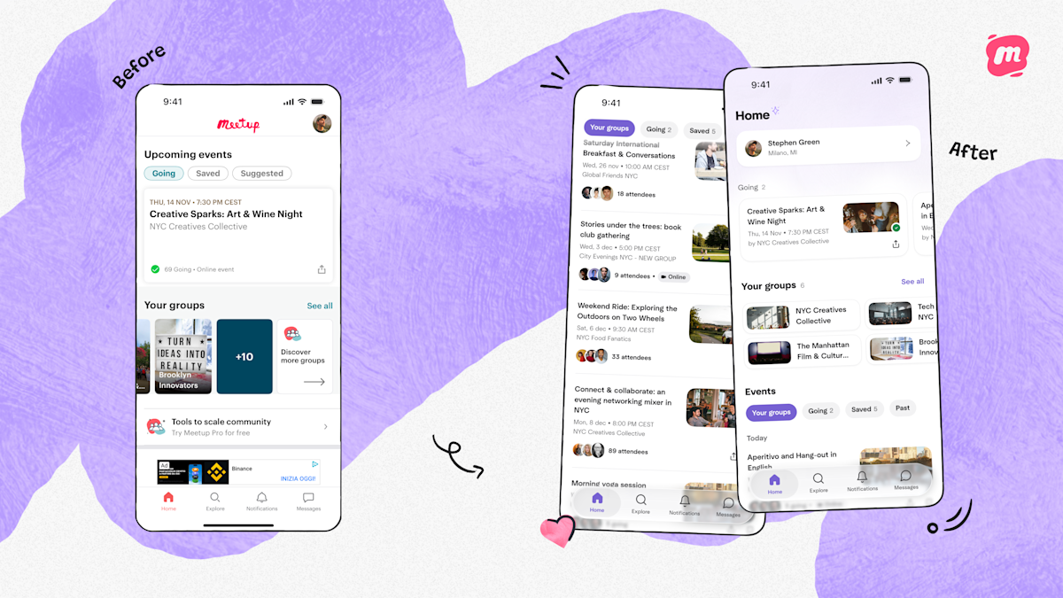 Meetup’s new mobile app is designed to make it easier to meet people IRL